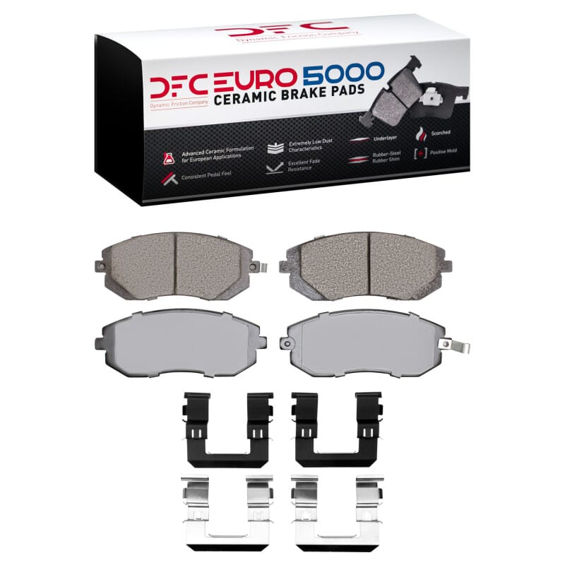 DFC — DFC 02-12 Saab 9-2X Front Euro 5000 Ceramic Brake Pads and Hardware Kit
DFC EURO Pads + HW