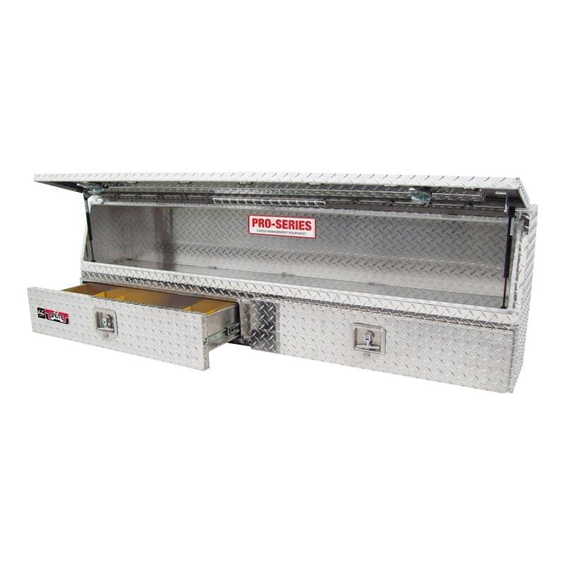 Westin — Westin/Brute Contractor TopSider 88in w/ Drawers & Doors - Aluminum
ToolBxTrkBedSideRail