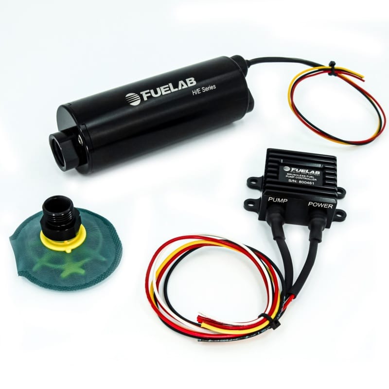 Fuelab — Fuelab In-Tank Twin Screw Brushless Fuel Pump Kit w/Remote Mount Controller/65 Micron - 300 LPH