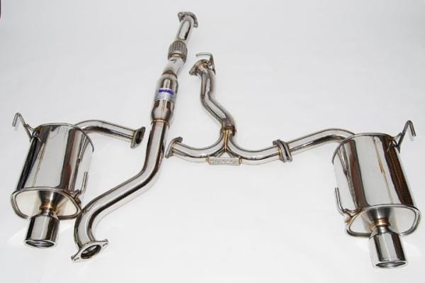 Invidia — Invidia 08-09 WRX Sedan Q300 Dual Stainless Steel Tip Cat-back Exhaust