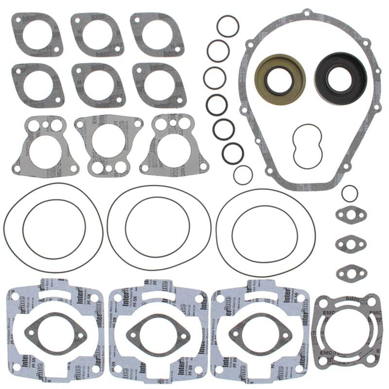 Vertex Pistons — Vertex Gaskets 96-97 Polaris SL900 Complete Gasket Kit w/ Oil Seals