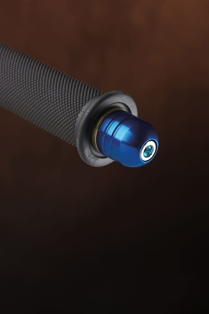 Renthal — Renthal End Plugs Grip - Blue