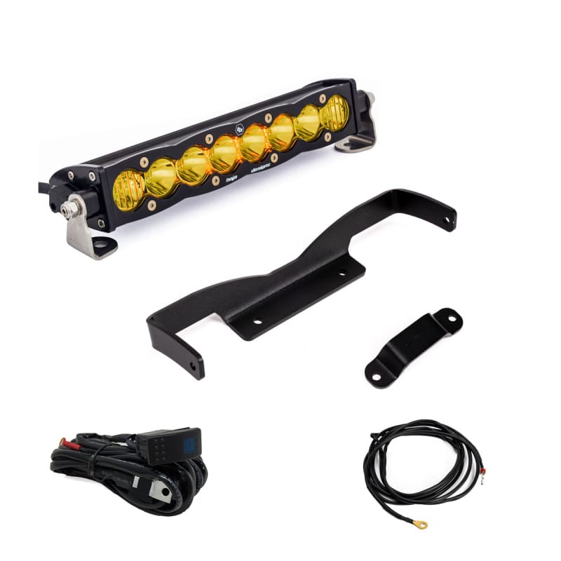 Baja Designs — Baja Designs Can-Am Maverick R Amber 10in S8 Shock Tower Kit