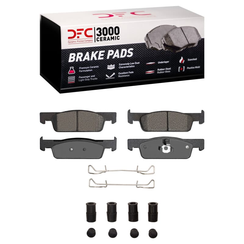 DFC — DFC 15-17 Renault Logan (Mexico) Front 3000 Ceramic Brake Pads and Hardware Kit
DFC Brake Pad Set
