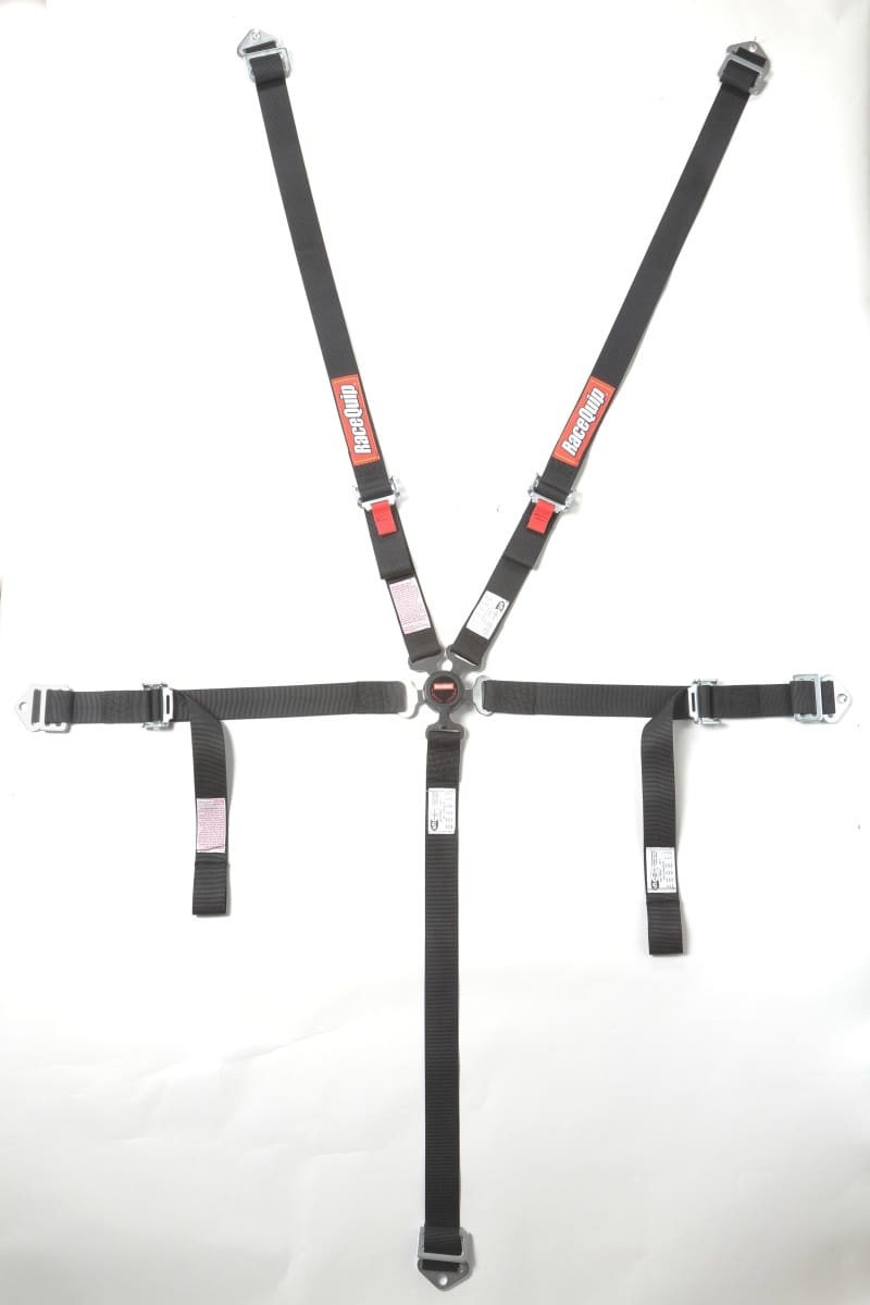 Racequip — RaceQuip Black JR. CAMLOCK 5pt Seat Belt