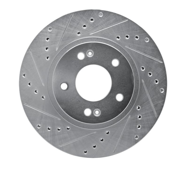 R1 Concepts — R1 01-06 Hyundai Santa Fe Front Left Drilled & Slotted Silver Brake Rotor
R1 Brake Rotor Drill