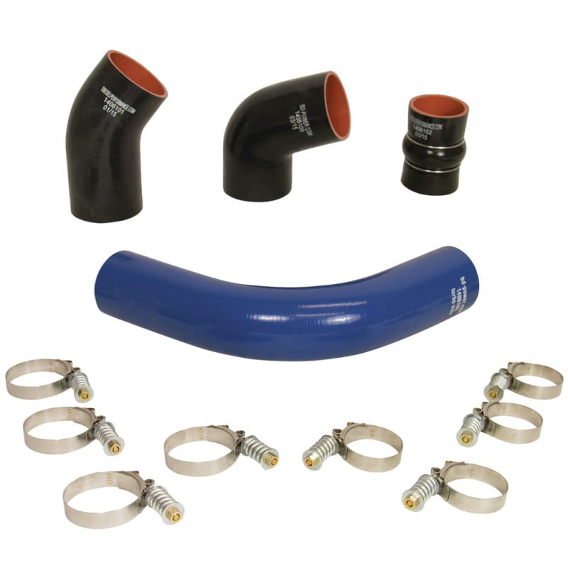 BD Diesel — BD Diesel Intercooler Hose & Clamp Kit - 2001-2004 Chevy LB7 Duramax
HOSE & CLAMP KIT
TChrgrIcoolerHs