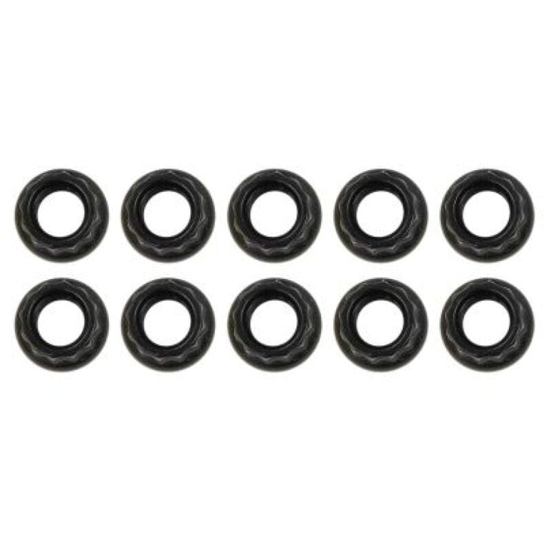Moroso — Moroso Black OX Nuts - 1/4-28 (10 Pack)