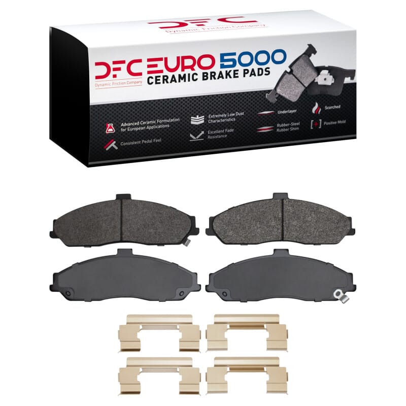 DFC — DFC 04-09 Cadillac XLR Front Euro 5000 Ceramic Brake Pads and Hardware Kit
DFC EURO Pads + HW