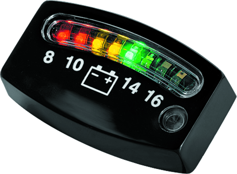 Kuryakyn — Kuryakyn LED Battery Gauge Universal Black