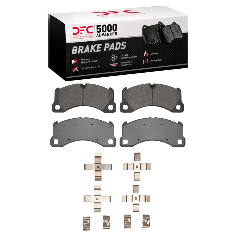 DFC — DFC 08-14 Volkswagen Touareg Front 5000 Advanced Ceramic Brake Pads and Hardware Kit
DFC Brake Pad Set