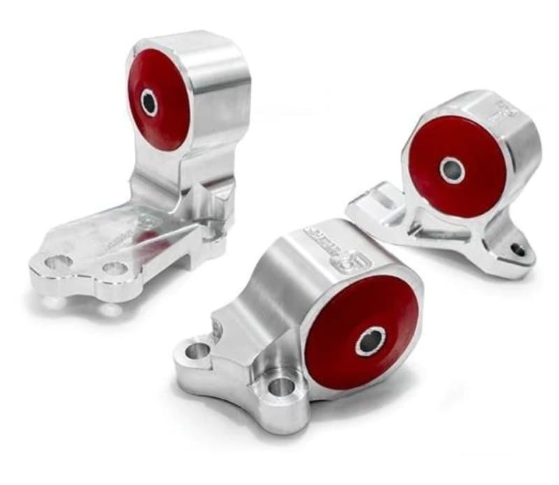 Innovative Mounts — Innovative 88-91 Civic B-Series Black Aluminum Mounts 95A Bushings (Cable to Hydro Conversion)