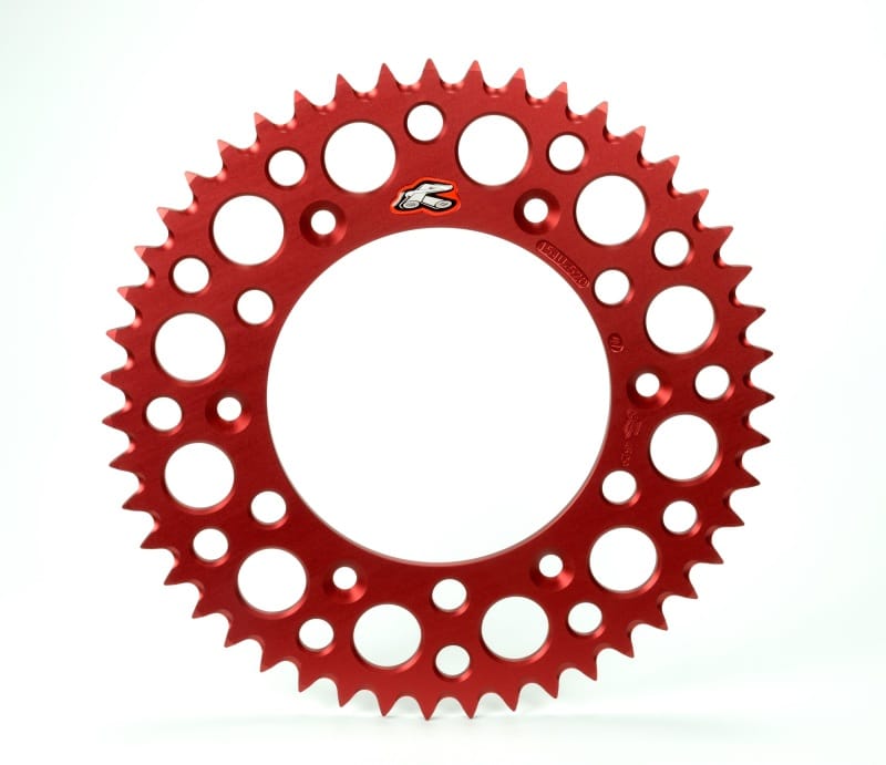 Renthal — Renthal 03-07 Honda CR 85RB/ 07-09/12-14 CRF 150RB Rear Grooved Sprocket - Red 420-56P Teeth