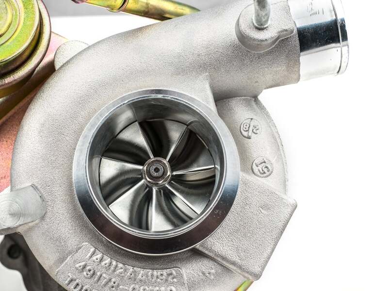 Forced Performance — Forced Performance Subaru STi/WRX Blue Turbocharger 58mm CH8 CM Turbine Hsg External WG w/Oil Line