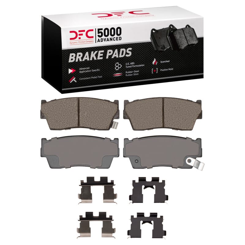 DFC — DFC 89-98 Chevrolet/Geo Tracker Front 5000 Advanced Ceramic Brake Pads and Hardware Kit
DFC Brake Pad Set