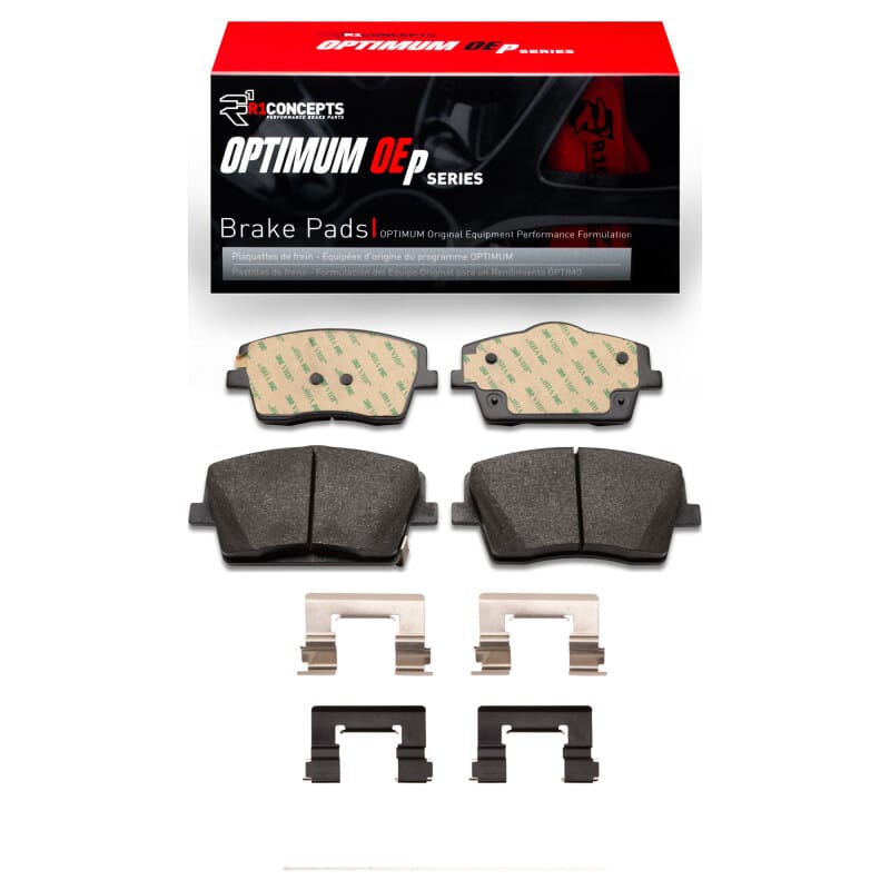 R1 Concepts — R1 -24 Volvo XC40 Front Optimum OE Pads & Hardware Kit
R1 Optimum Oe Pads a