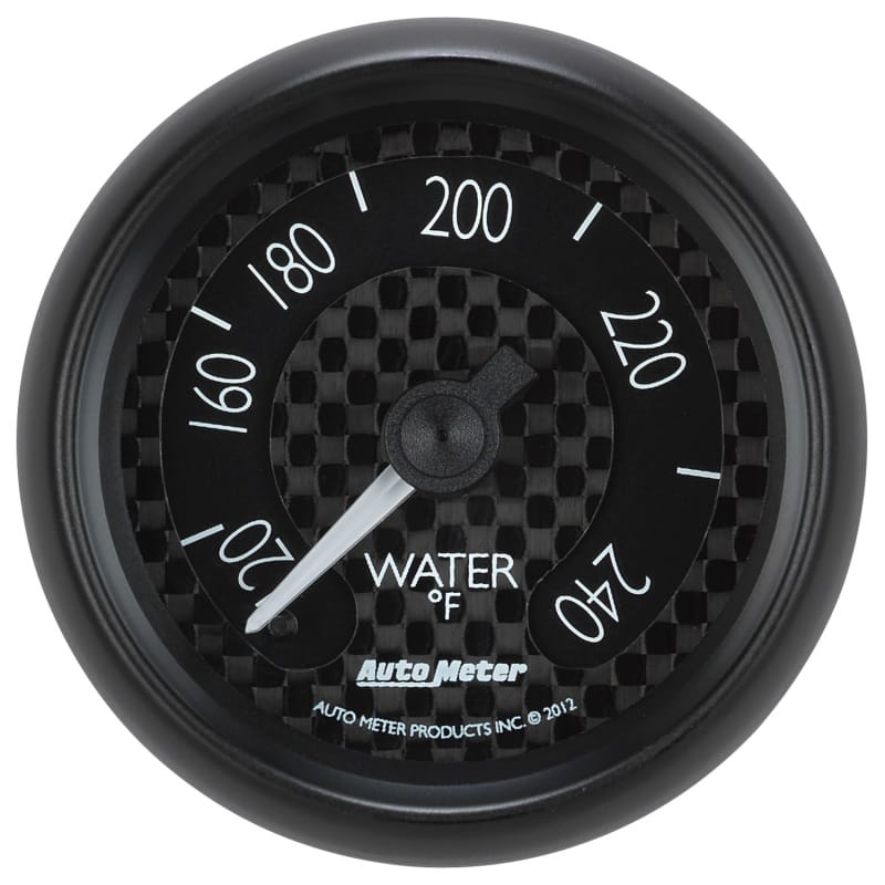 AutoMeter — Autometer GT Series 52mm Mechanical 120-240 Deg F Water Temperature Gauge
2-1/16" WATER TEMP,