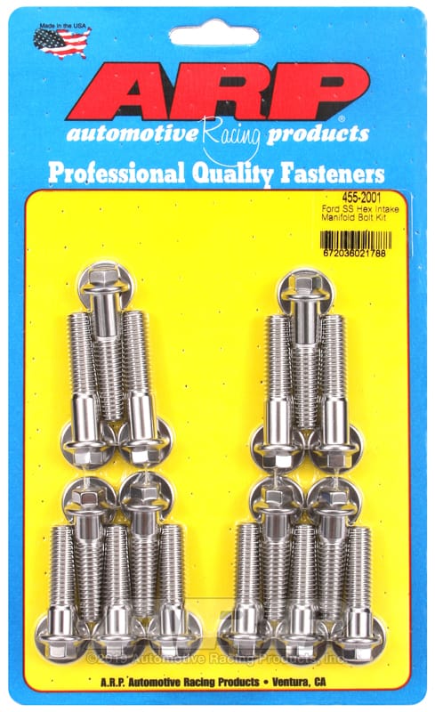 ARP — ARP BB Ford SS Hex Intake Manifold Bolt Kit
