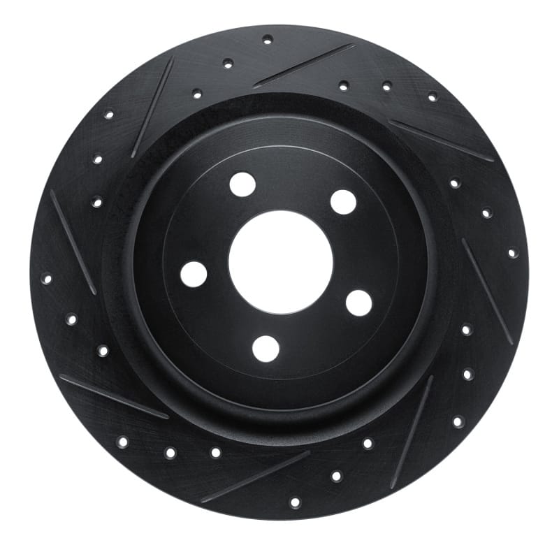R1 Concepts — R1 21-25 Ford Mustang Mach-E Rear Left Drilled & Slotted Black Brake Rotor
R1 Brake Rotor Drill