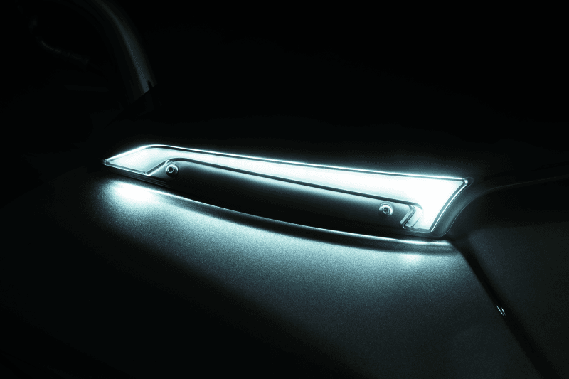 Kuryakyn — Kuryakyn Tracer Windshield Trim Lights Black