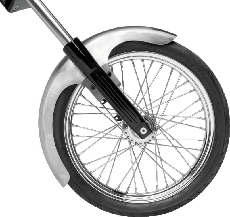Bikers Choice — Bikers Choice Outlaw Raw Front Fender Wide Glide 21 Inch Wheel Undrilled Custom