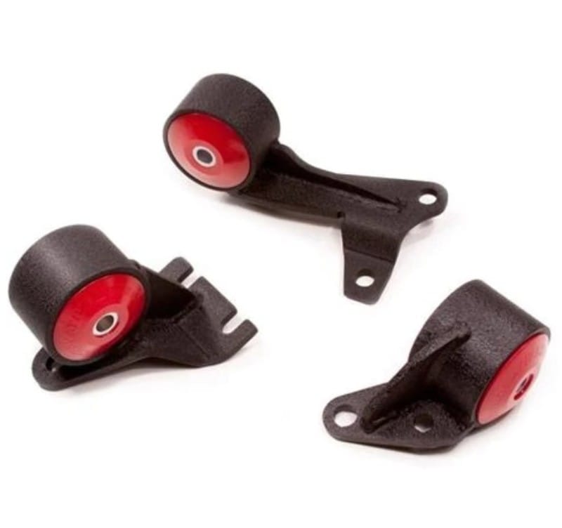 Innovative Mounts — Innovative 88-91 Civic D-Series Black Steel Mounts 85A Bushings (Wagon 4WD Cable)