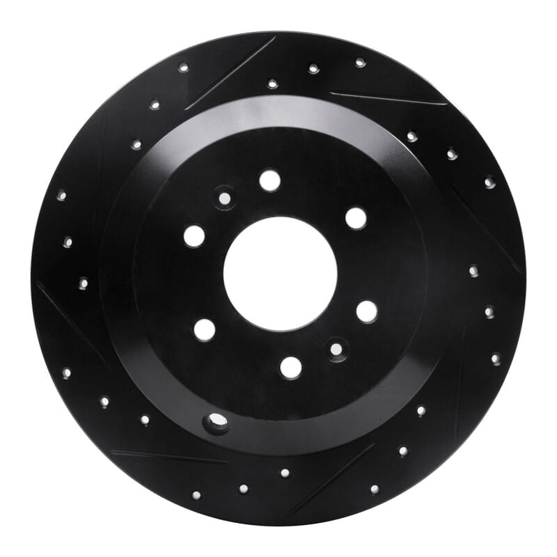 R1 Concepts — R1 09-10 Kia BORREGO Rear Left Drilled & Slotted Black Brake Rotor
R1 Brake Rotor Drill