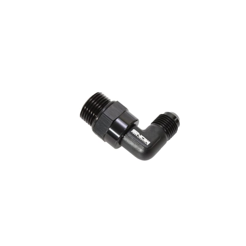 Snow Performance — Snow -8 ORB to -6AN 90 Degree Swivel Fitting (Black)