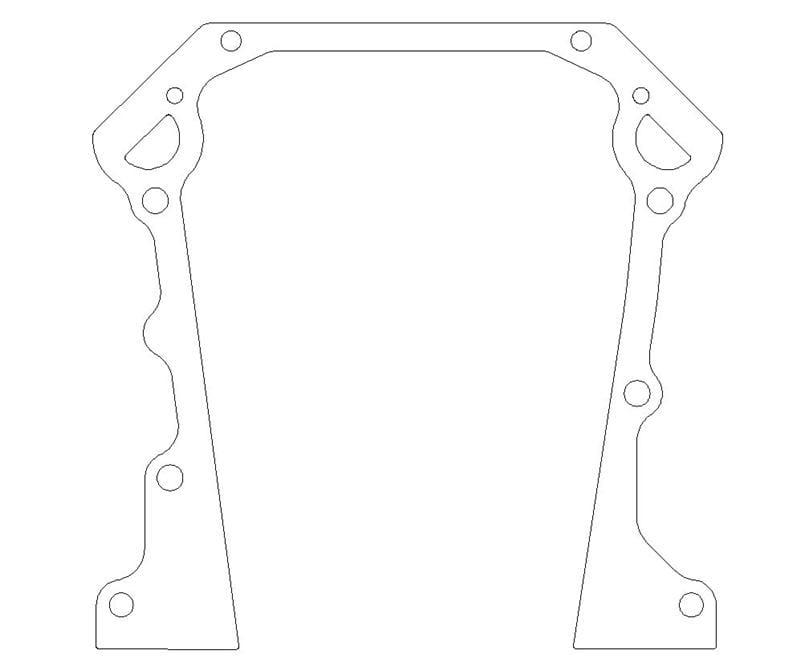 Cometic Gasket — Cometic 65-91 Dodge V8 5.2L R-3 W-2 Timing Cover Gasket Set 0.018in AFM
Timing Cover Gasket