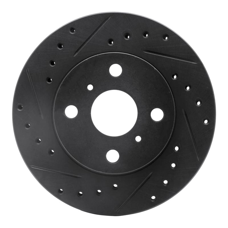 R1 Concepts — R1 86-89 Toyota Celica Front Left Drilled & Slotted Black Brake Rotor
R1 Brake Rotor Drill