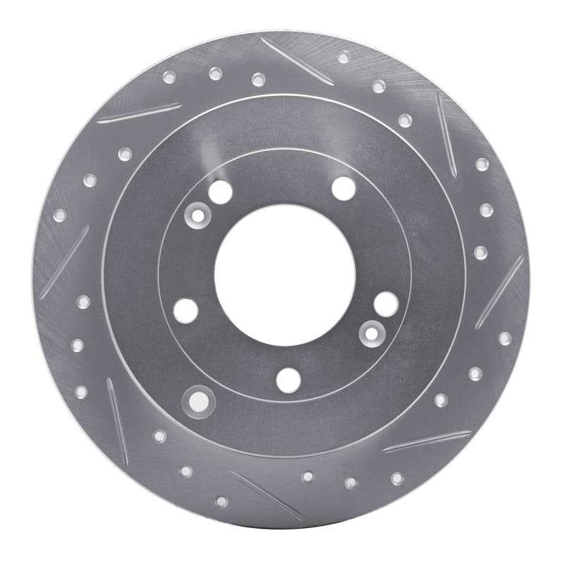 R1 Concepts — R1 06-09 Hyundai AZERA Rear Right Drilled & Slotted Silver Brake Rotor
R1 Brake Rotor Drill