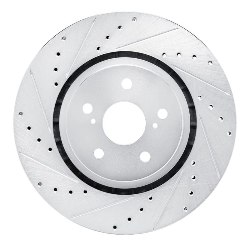 R1 Concepts — R1 21-25 Toyota SIENNA Front Left Drilled & Slotted Silver Brake Rotor
Disc Brake Rotor