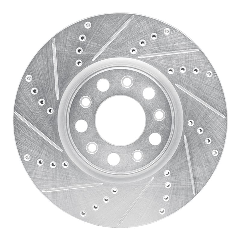 R1 Concepts — R1 13-23 Chrysler 200 Front Left Drilled & Slotted Silver Brake Rotor
R1 Brake Rotor Drill