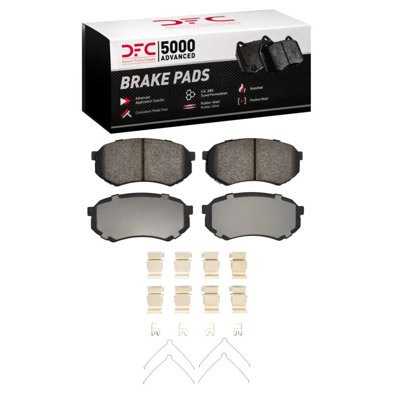 DFC — DFC 89-04 Mitsubishi Fuso FE Front 5000 Advanced Semi Metallic Brake Pads and Hardware Kit
DFC Brake Pad Set