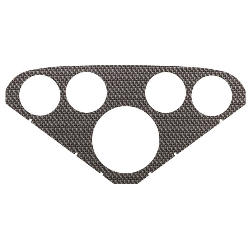 AutoMeter — AutoMeter Faceplate For PN 2208 Optional Silver Carbon Look
Fascia (2208) S Crbn