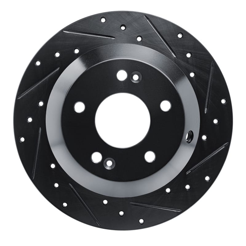R1 Concepts — R1 15-20 Kia Sorento Rear Right Drilled & Slotted Black Brake Rotor
R1 Brake Rotor Drill