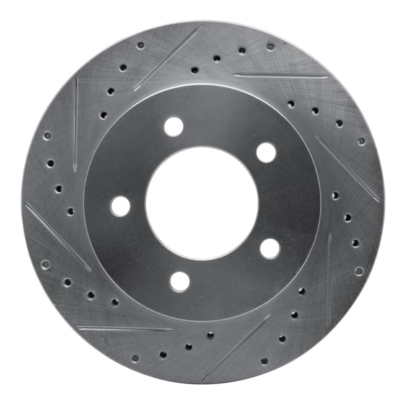 R1 Concepts — R1 97-02 Ford Expedition Front Left Drilled & Slotted Silver Brake Rotor
R1 Brake Rotor Drill