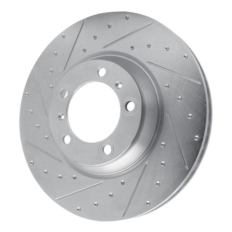 R1 Concepts — R1 17-23 Porsche Panamera Left Front Drilled & Slotted Silver Brake Rotor
R1 Brake Rotor Drill