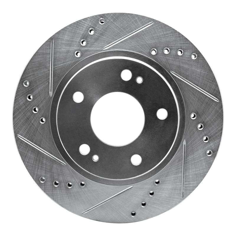 R1 Concepts — R1 00-24 Chrysler SEBRING Front Left Drilled & Slotted Silver Brake Rotor
R1 Brake Rotor Drill