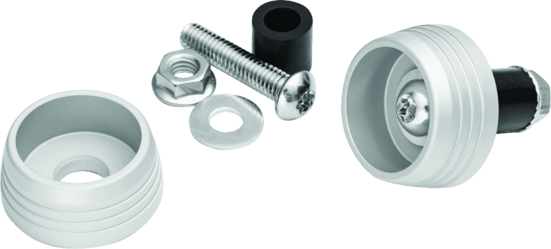 Kuryakyn — Kuryakyn Lodestar Axle Sliders Silver