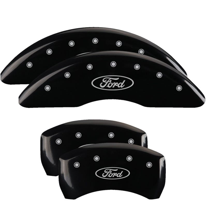 MGP — MGP 4 Caliper Covers Engraved Front & Rear 24-25 Ford Mustang EcoBoost - Black w/ Oval Logo
Caliper Covers