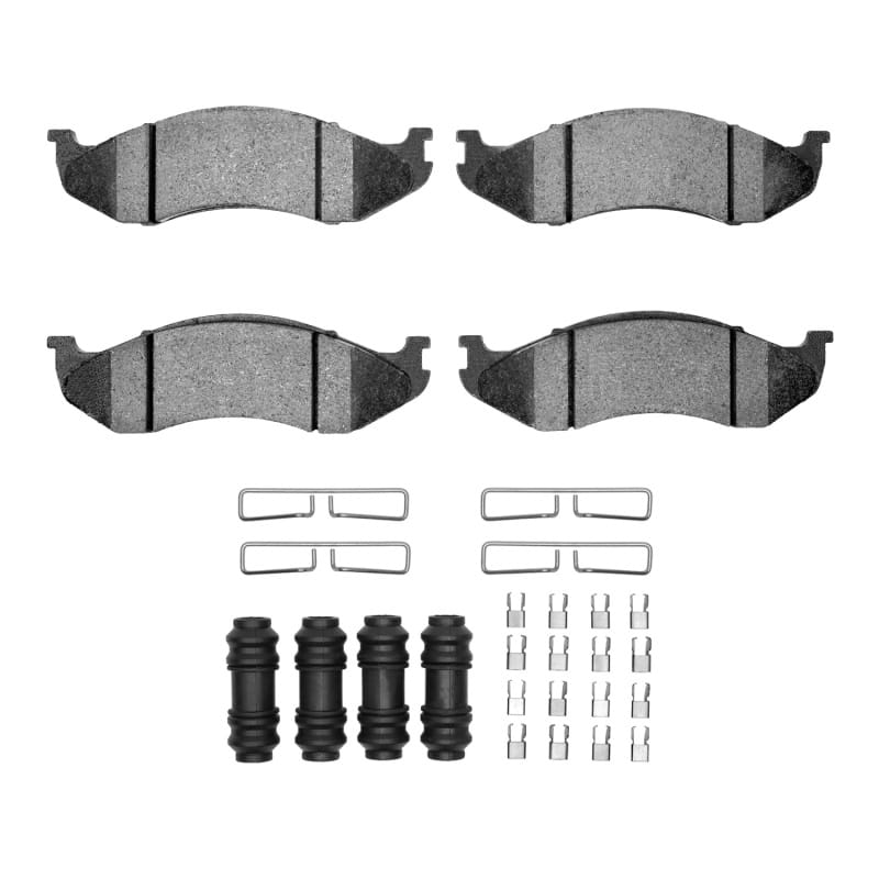 DFC — DFC 93-06 Jeep Wrangler Front 5000 Advanced Ceramic Brake Pads and Hardware Kit
DFC Brake Pad Set