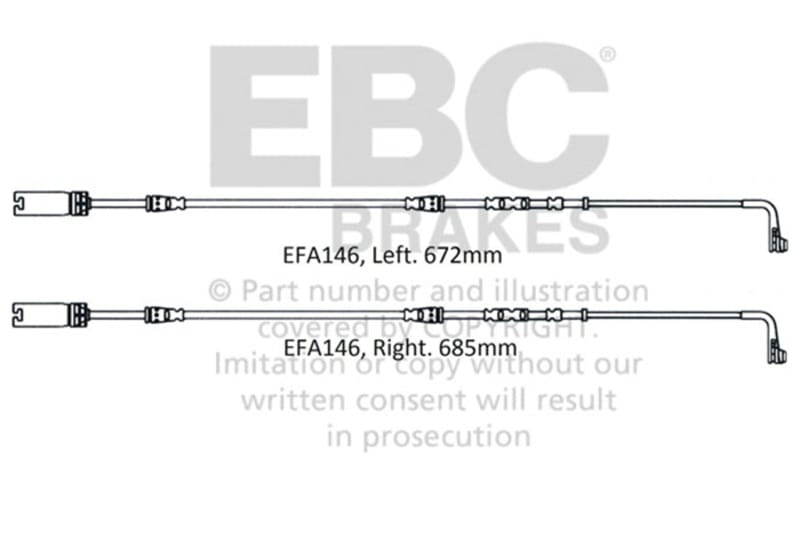 EBC — EBC 2008-2010 BMW M3 4.0L (E90) Front Wear Leads
DscBrkPadWrSnsr