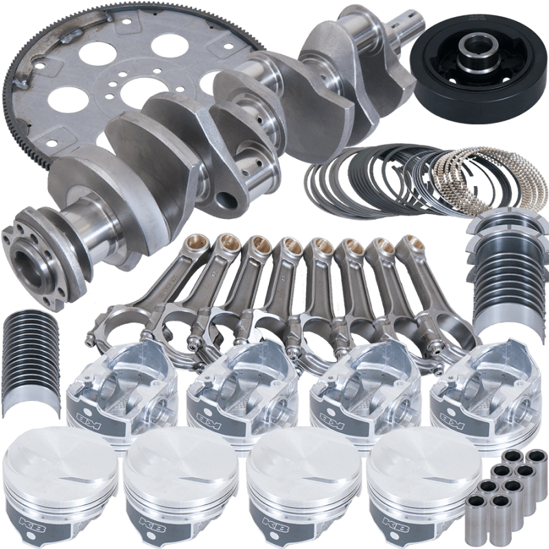 Eagle — Eagle Chevy 454 4.250in Crank 6.385in I-Beam Rods 17cc Dome 4.280in Pistons Balanced Assembly
Bal Str & Strip Assy