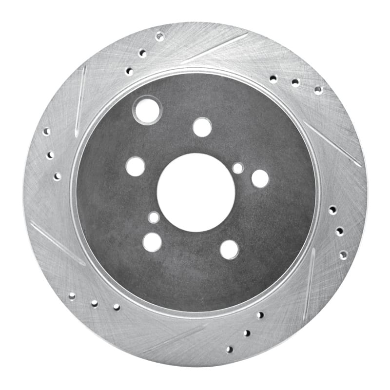 R1 Concepts — R1 14-18 Subaru Forester Rear Left Drilled & Slotted Silver Brake Rotor
R1 Brake Rotor Drill