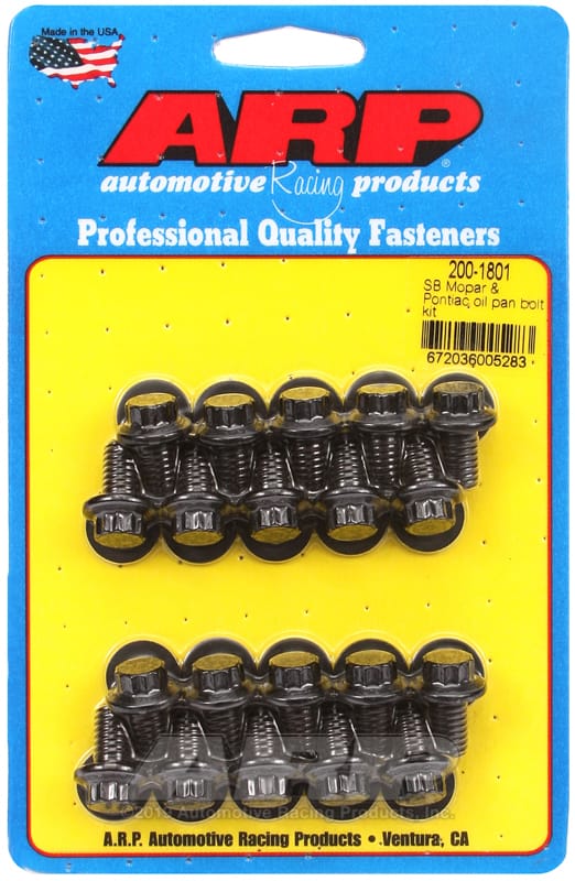 ARP — ARP SB Mopar and Pontiac Oil Pan Bolt Kit