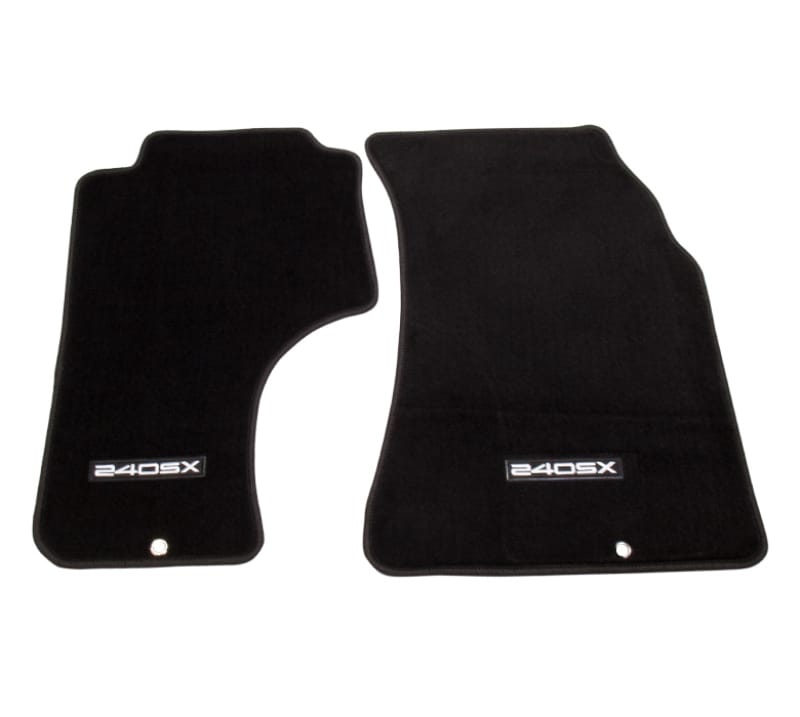 NRG — NRG Floor Mats - 89-98 Nissan 240SX (240SX Logo) - 2pc.