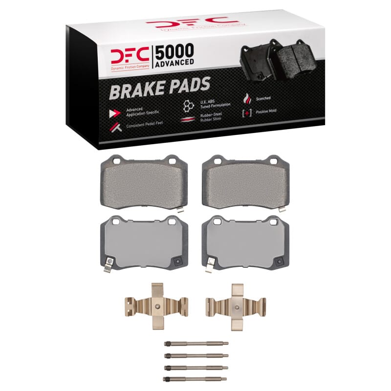 DFC — DFC 12-17 Jeep Grand Cherokee Rear 5000 Advanced Low Metallic Brake Pads and Hardware Kit
DFC Brake Pad Set
