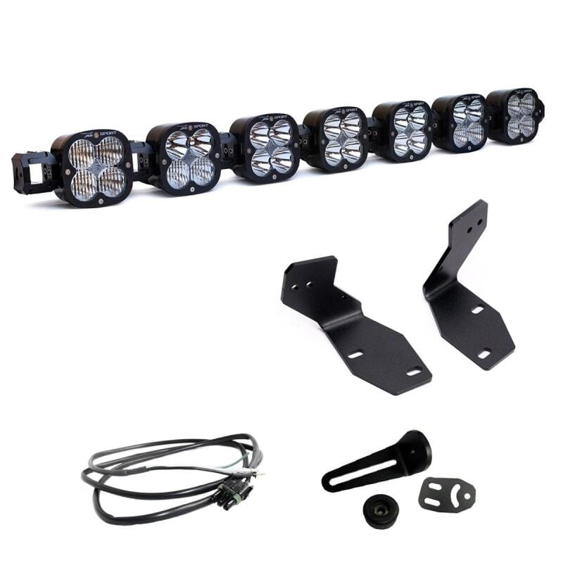 Baja Designs — Baja Designs 2023+ Ford F250/F350 Super Duty 7XL Linkable Bumper Light Kit w/ Upfitter Wiring