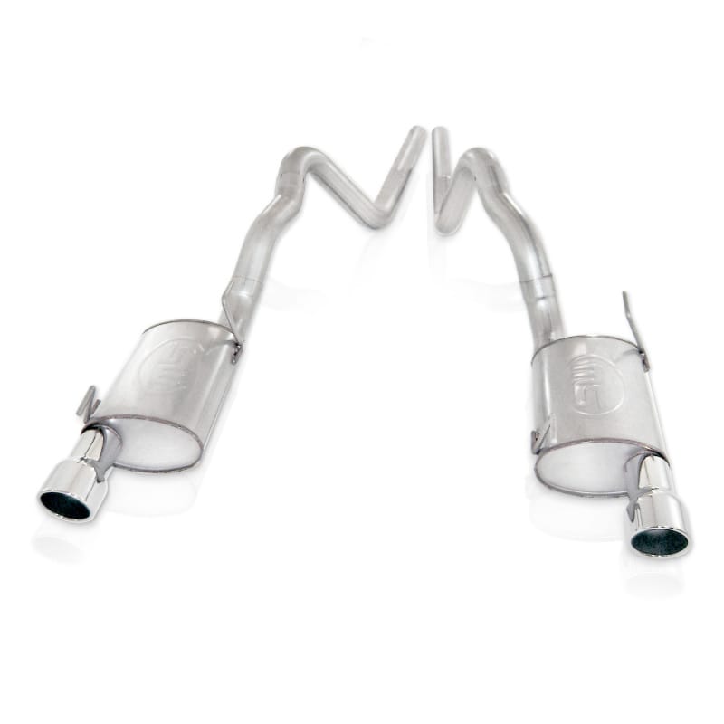Stainless Works — Stainless Works 2007-10 Shelby GT500 3in Catback X-Pipe Chambered Mufflers
Exhaust System